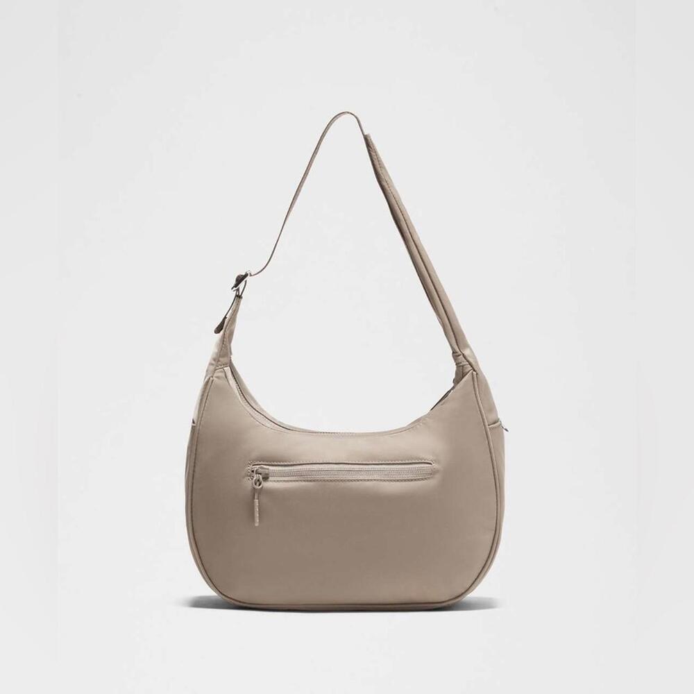 🆕🤎 Lululemon City Essentials Shoulder Bag 4L - Warm Ash Grey / Silver - Picture 3 of 9